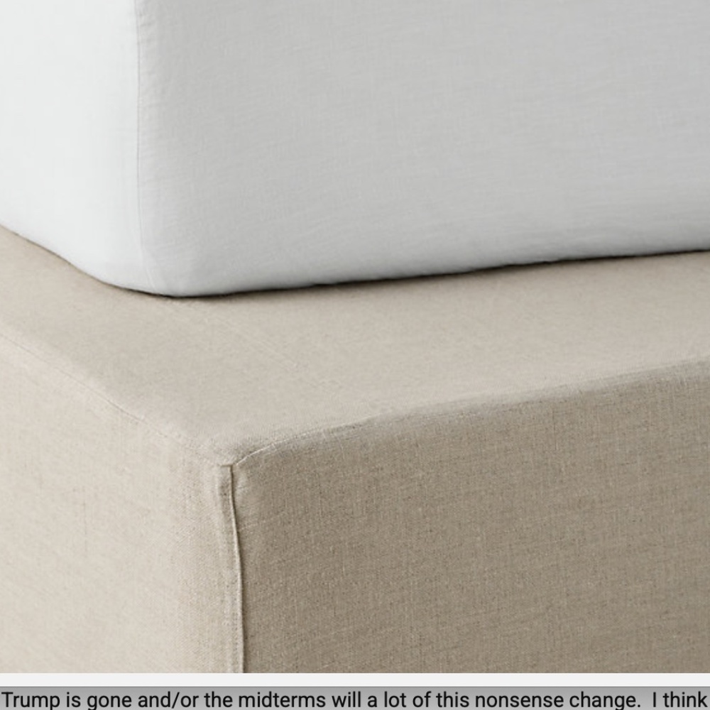 West Elm Queen Box Spring Cover